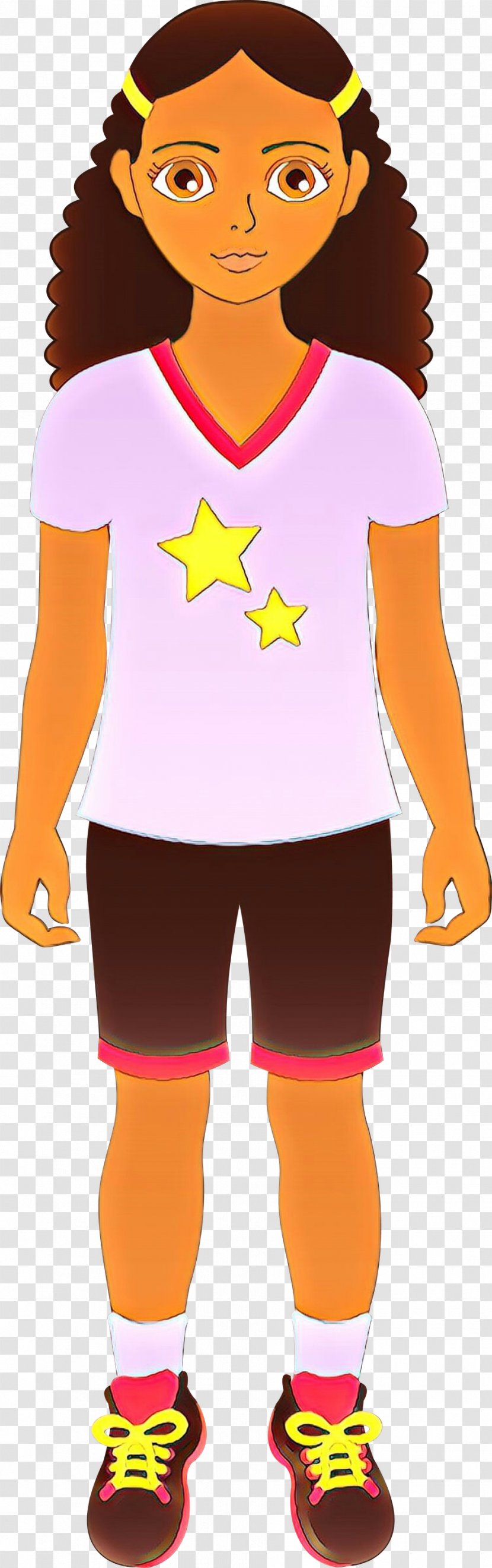 Woman Cartoon - Girl - Neck Top Transparent PNG