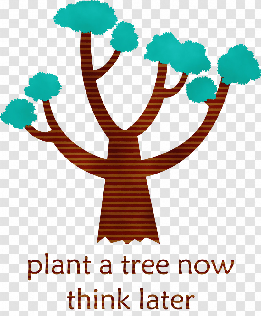 Logo Leaf Meter Tree Teal Transparent PNG