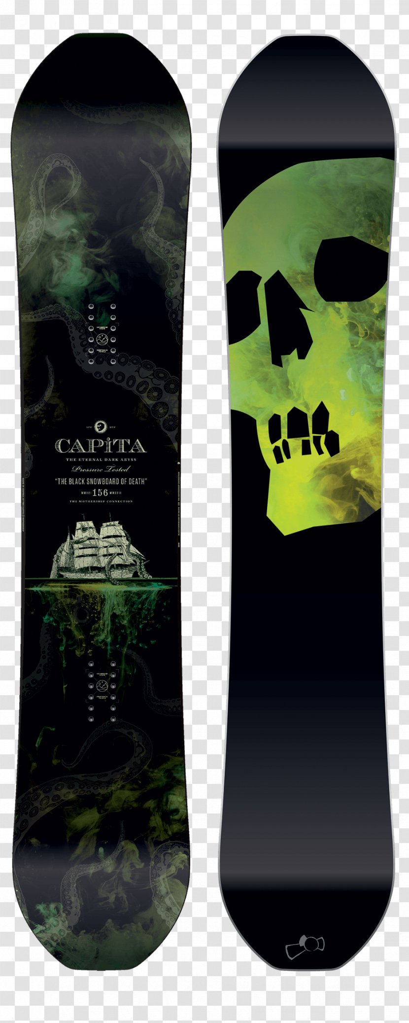 CAPiTA The Black Snowboard Of Death (2017) Snowboarding Skiing - Volkl Transparent PNG