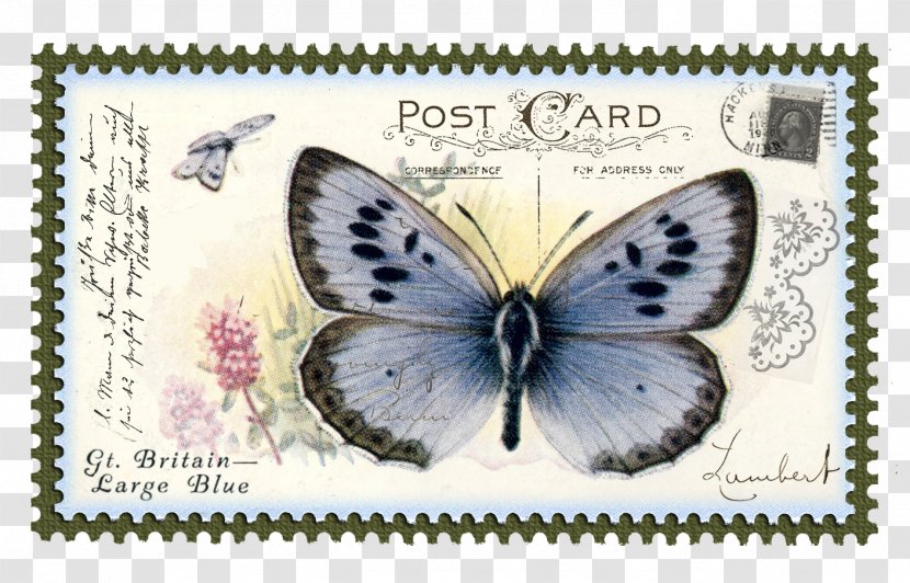 Swallowtail Butterfly Postage Stamps Paper First Day Of Issue - Rubber Stamp - Post Transparent PNG