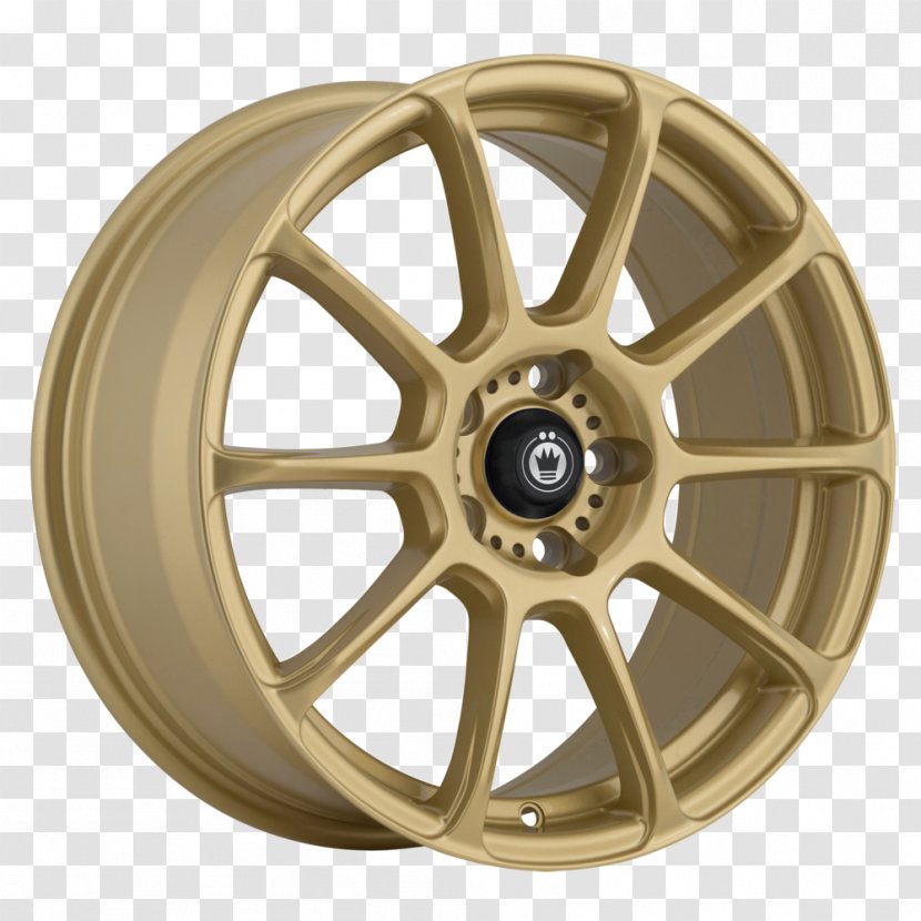 Car Rim Wheel Audi TT Spoke - Sizing - Gold Tires Transparent PNG