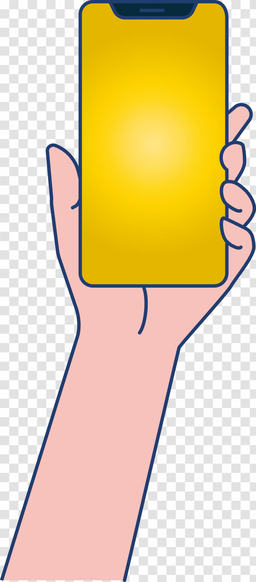 Smartphone Hand Transparent PNG