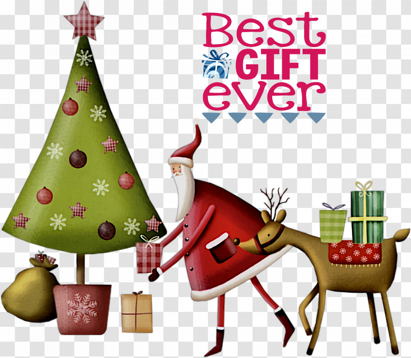 Best Gift Ever Merry Christmas Transparent PNG