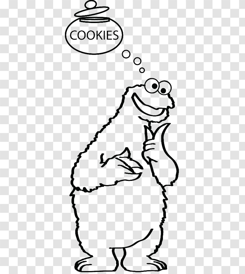 Coloring Book Elmo Cookie Monster Colouring Pages - Finger Transparent PNG
