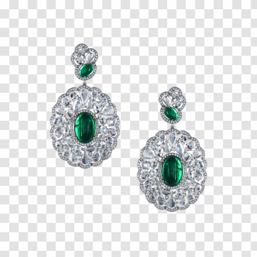 Emerald Earring Gilan Jewellery Diamond Transparent PNG