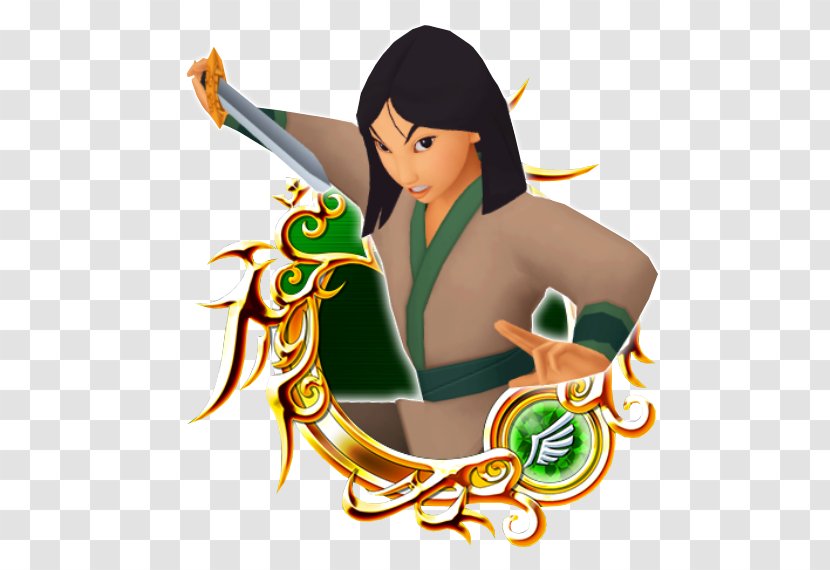 Kingdom Hearts χ Birth By Sleep Mulan Hearts: Chain Of Memories - Fictional Character - Mythical Creature Transparent PNG