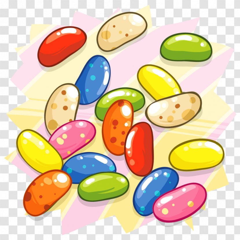 Jelly Bean Easter Egg Clip Art Transparent PNG
