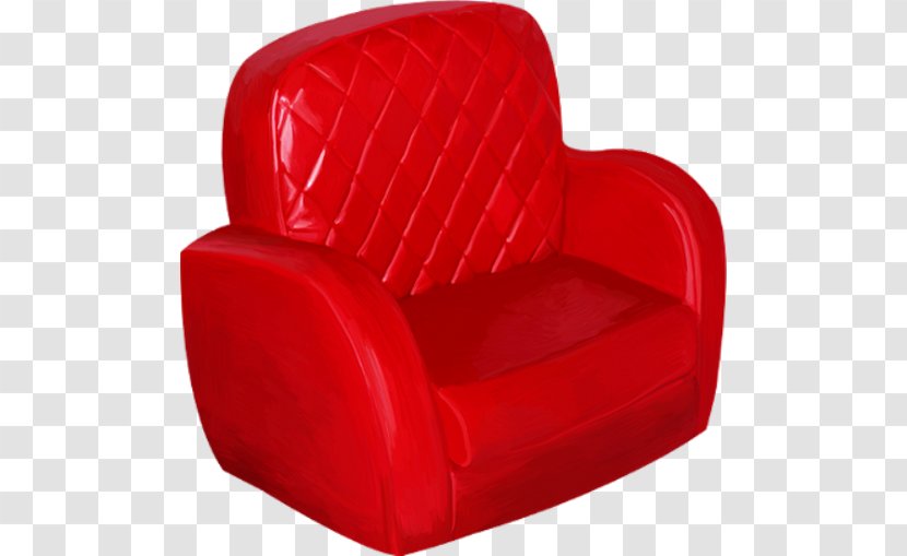 Chair Car Seat Comfort - Red - A Sofa Transparent PNG