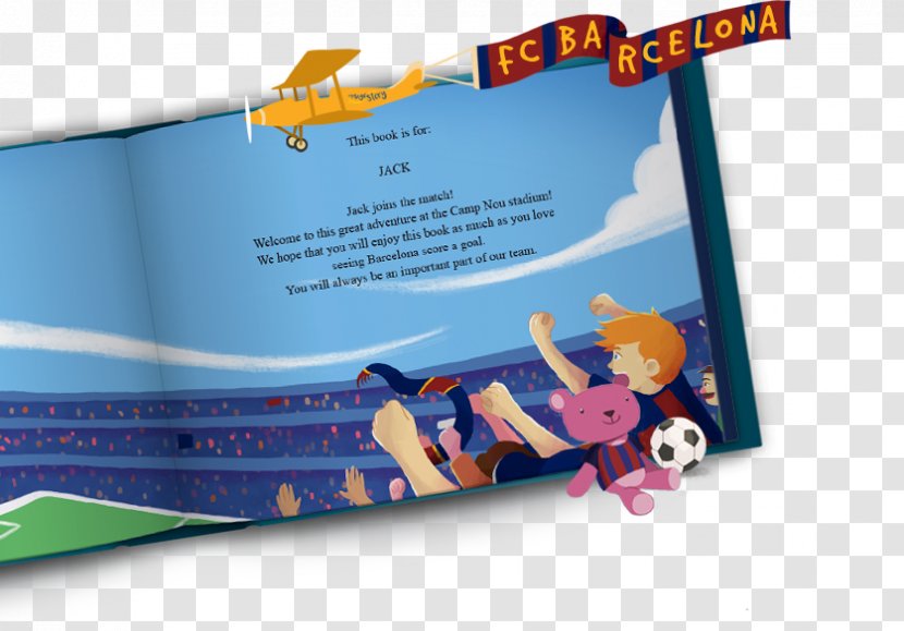 Camp Nou FC Barcelona Personalized Book Football - Fc Transparent PNG