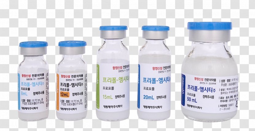 Bottle Water Liquid Injection Drug - Medical Prescription Transparent PNG