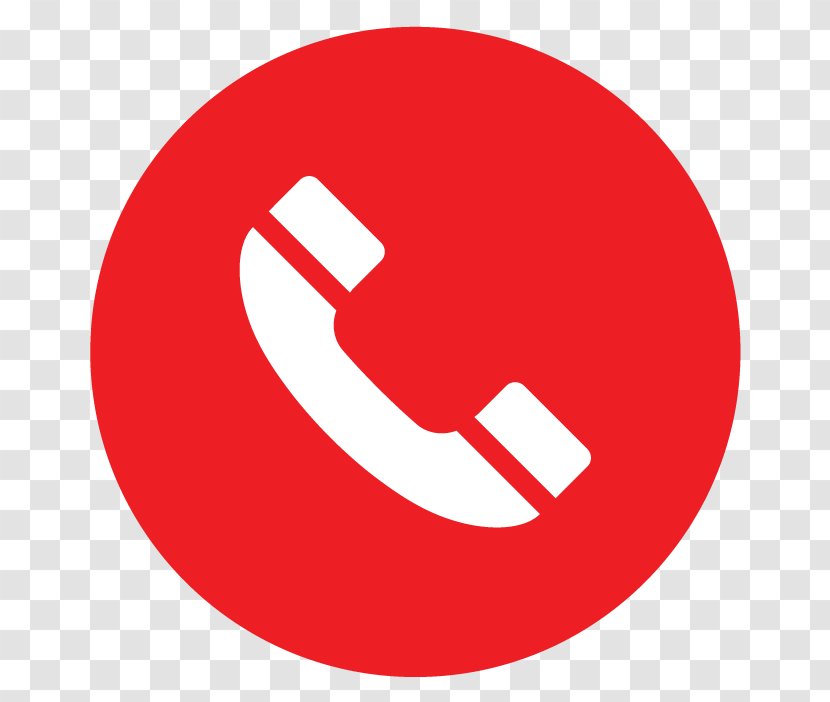 Number Clip Art - Red - Phones Vector Transparent PNG