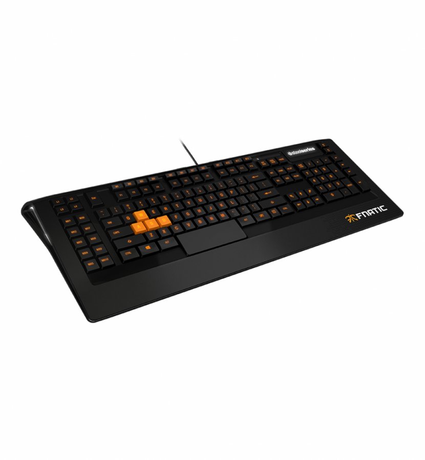 Computer Keyboard Fnatic SteelSeries Video Game Gaming Keypad - Peripheral Transparent PNG