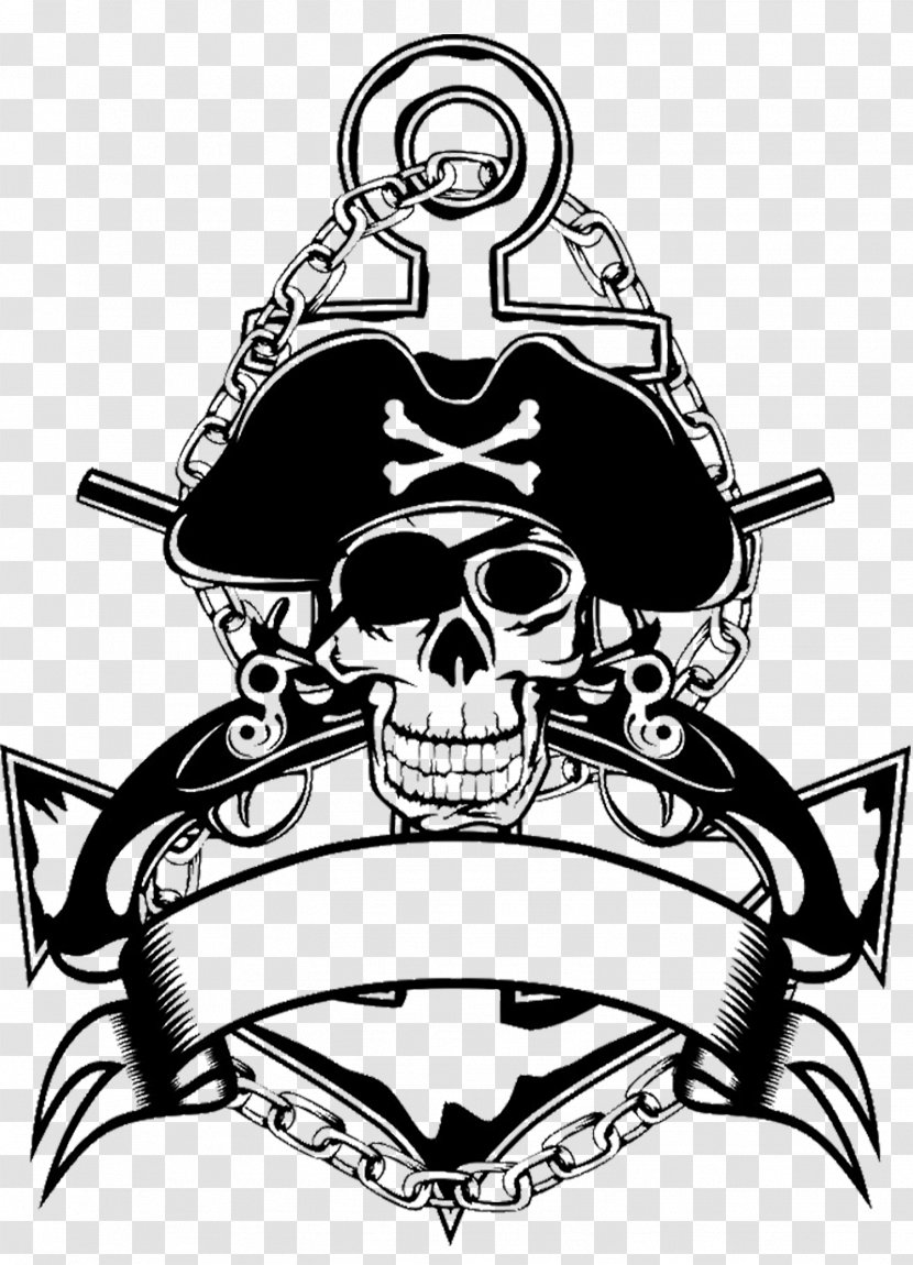 Anchor Piracy Royalty-free Clip Art - Drawing - Her Eyes Pirate Vector Transparent PNG
