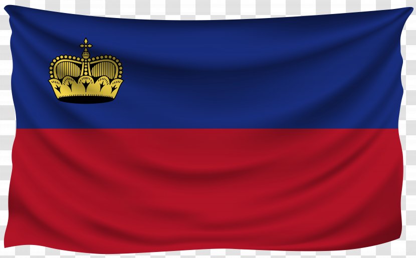 Flag Of Liechtenstein Font - Blue Transparent PNG