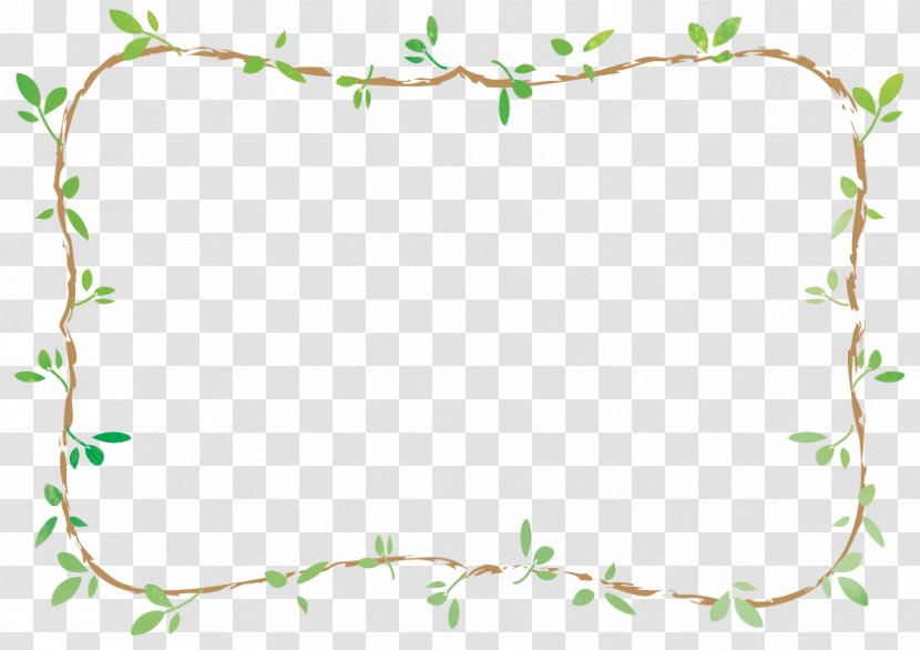 Branches And Leaves Frame - Branch - Spring Vine Frame.Others Transparent PNG