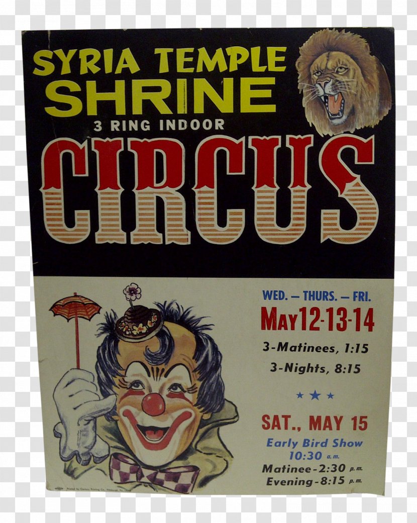 Poster - Circus Ring Master Transparent PNG