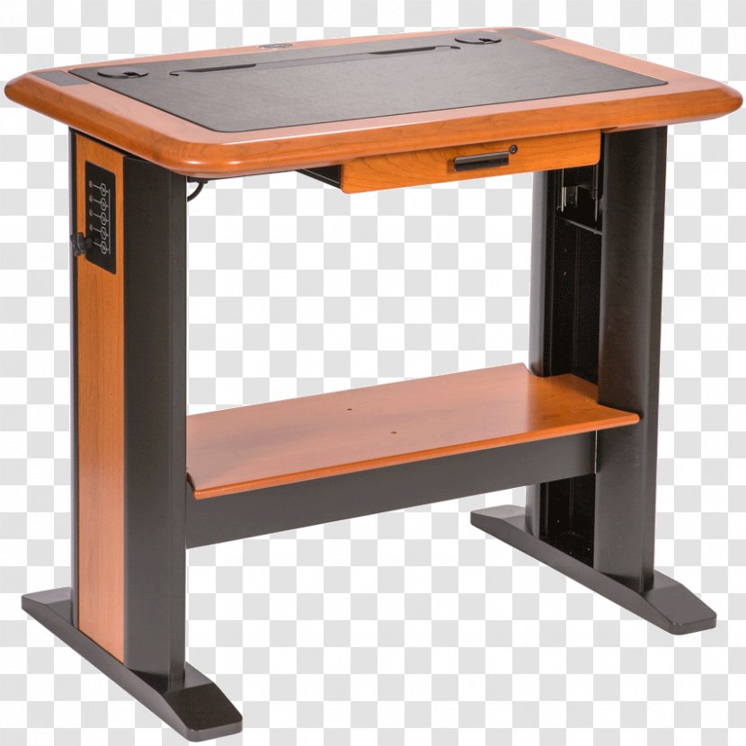 Computer Desk Standing Table - Furniture Transparent PNG