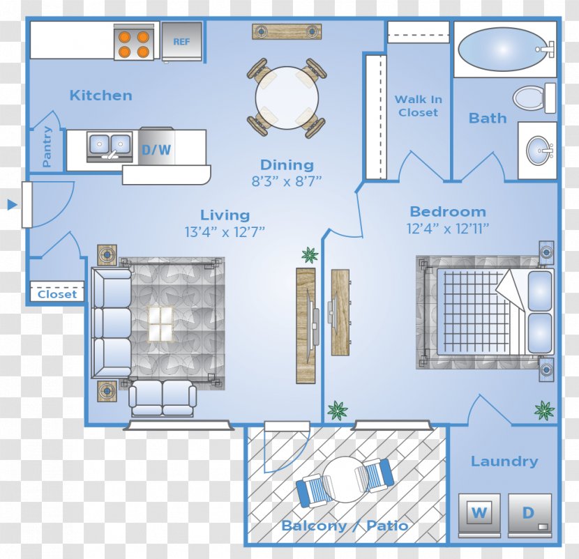 Floor Plan Advenir At The Preserve Painting With A Twist Apartment Bedroom - Area Transparent PNG