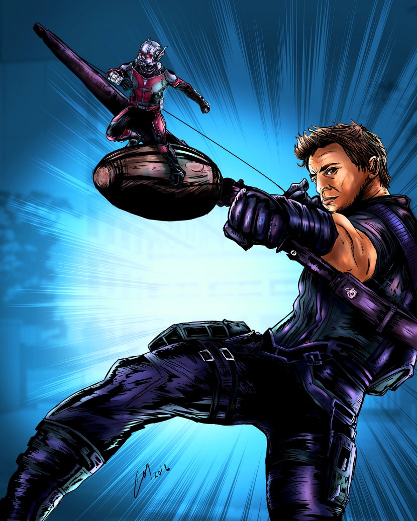Clint Barton Ant-Man Captain America Jeremy Renner Superhero - Heart - Ant Man Transparent PNG