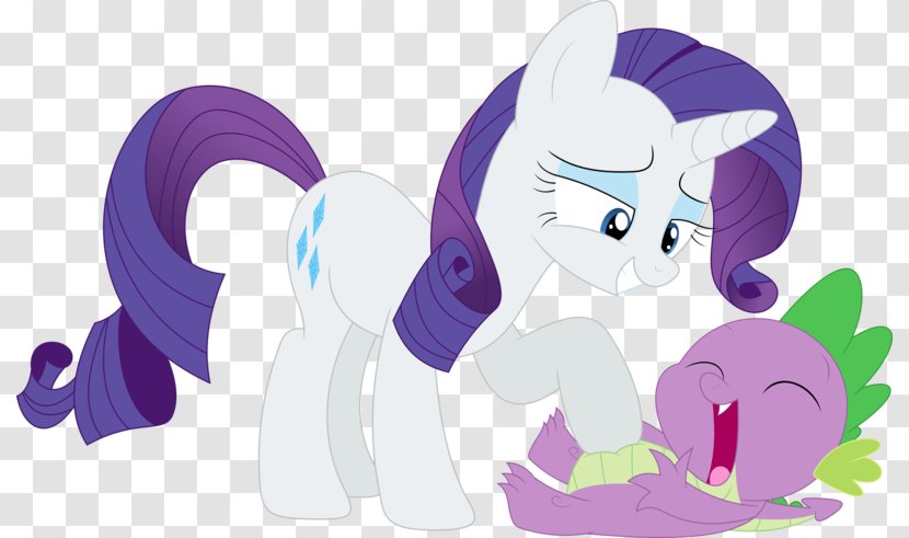 My Little Pony Spike Rarity Dragon - Watercolor Transparent PNG