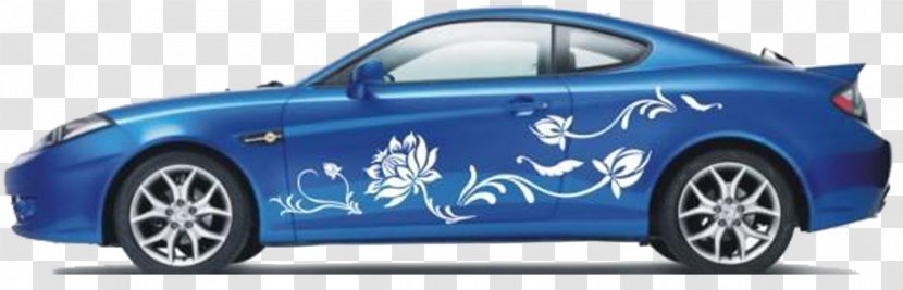 Ford Flex Car Hyundai Tiburon - Mid Size - Cool Pull Flowers Transparent PNG