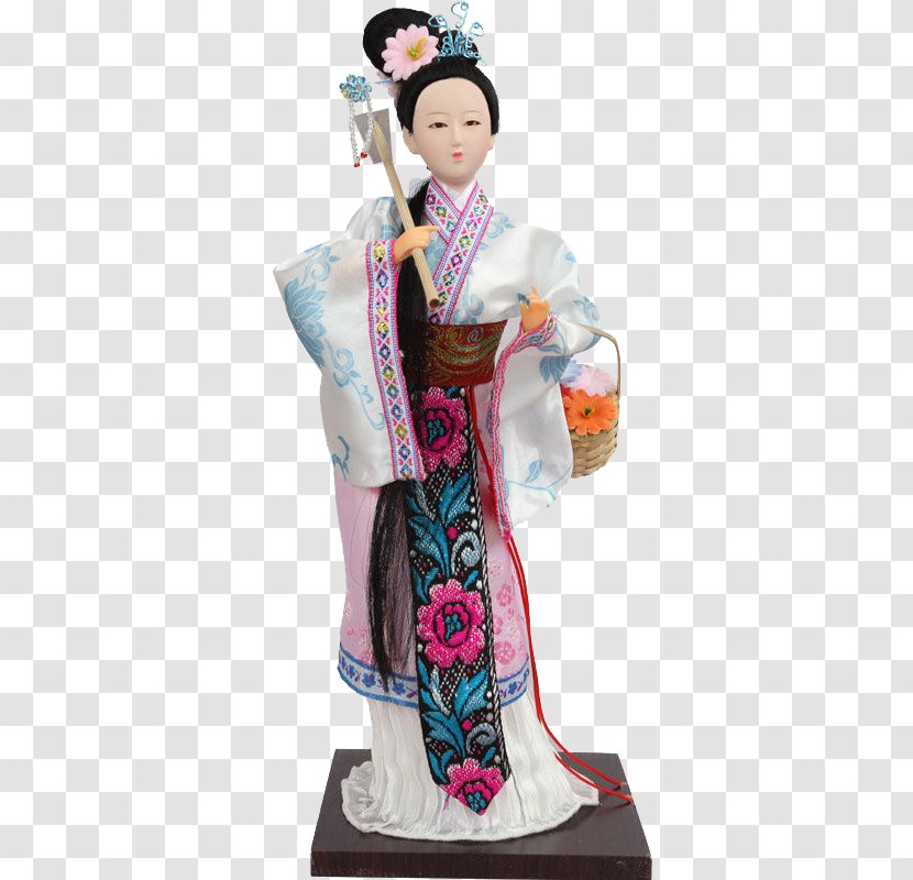 Lin Daiyu China Peking Opera Doll - Dolls Transparent PNG