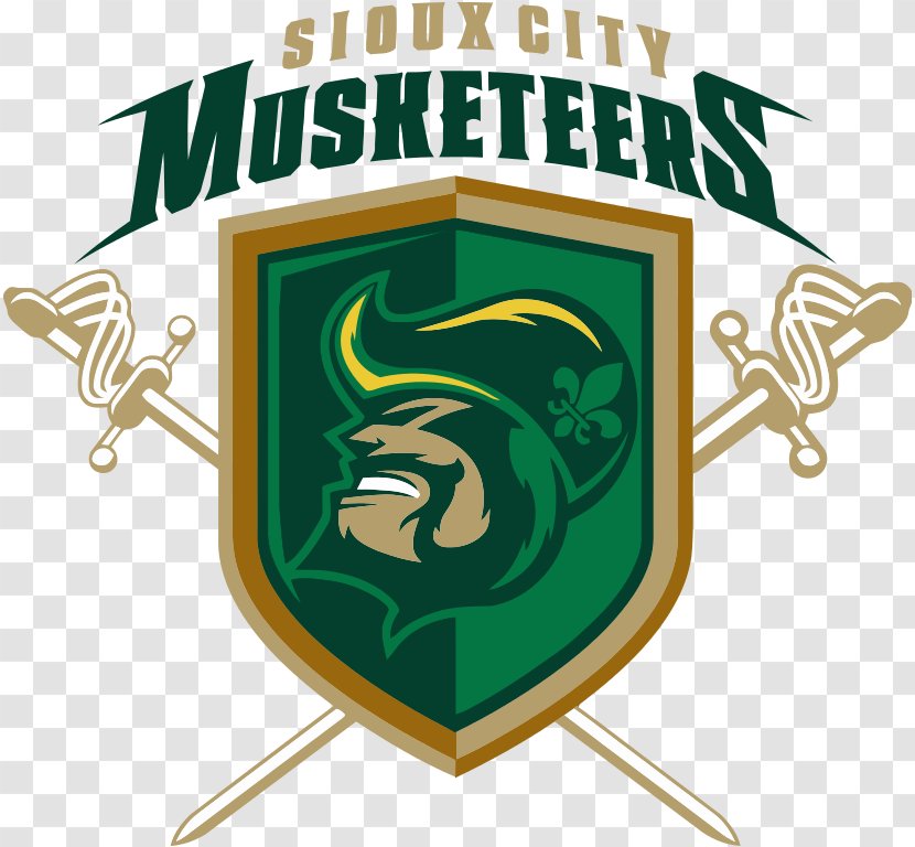 Sioux City Musketeers Hockey Team United States League Tyson Events Center Logo - Ohio Vs Iowa State Transparent PNG