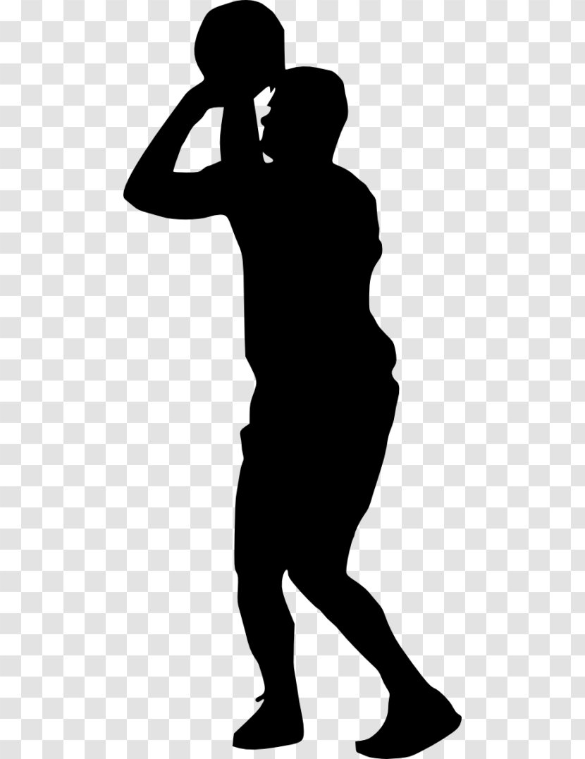 Basketball Player Clip Art - Monochrome Photography - Champion Silhouette Transparent PNG