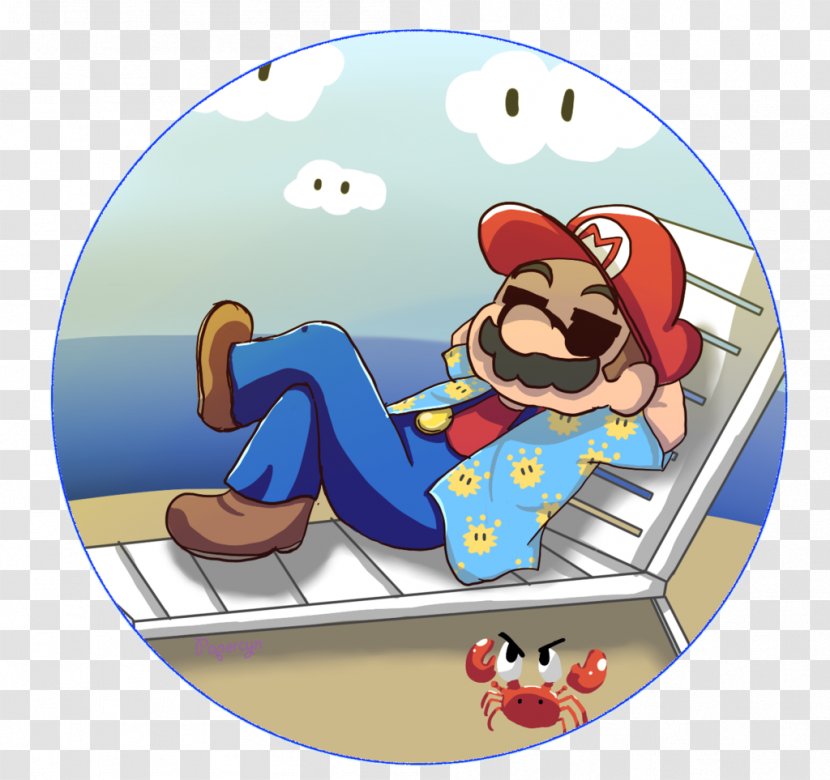 Super Mario Sunshine Image Cartoon Bros. - Fictional Character - Spring Break Clipart Week Transparent PNG