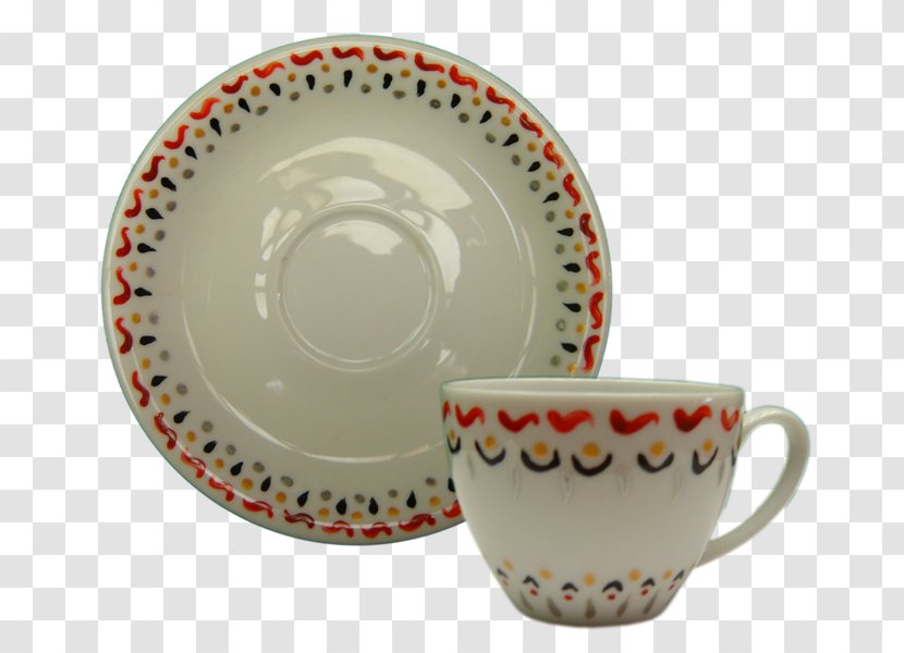 Coffee Cup Saucer Porcelain Mug Transparent PNG