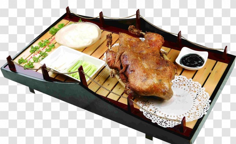 Roast Chicken Barbecue Fried - Roasting - Bamboo On The Transparent PNG