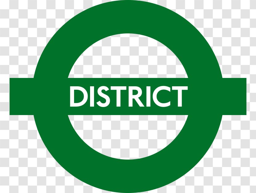 Logo District Line London Underground Transport For - Green Transparent PNG