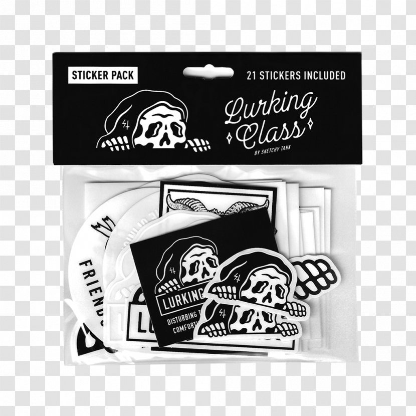 Lurking Class Skate Shop Label Sticker Keyword Tool - Pack Transparent PNG