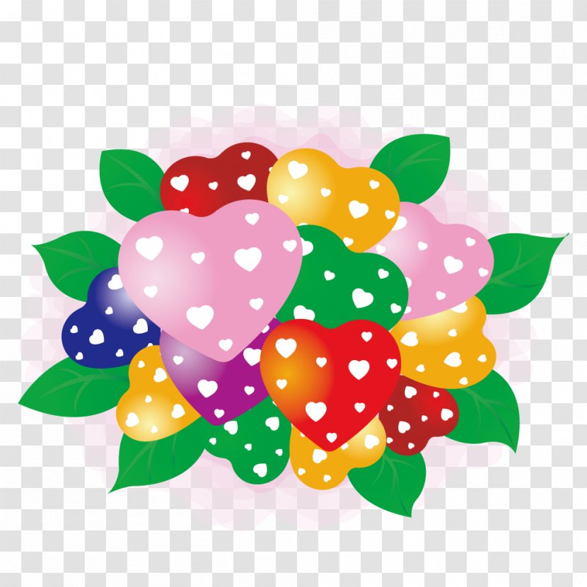 Wreath Illustration - Flower - Love Candy Flowers Transparent PNG