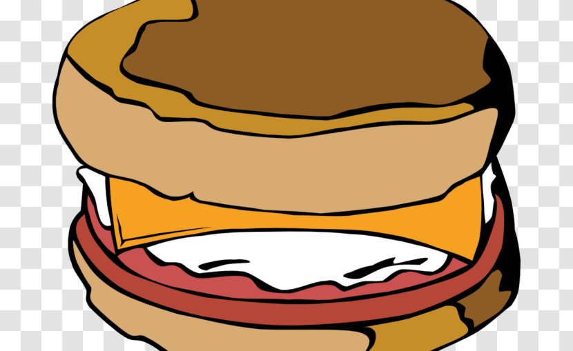 Breakfast Sandwich English Muffin Bacon, Egg And Cheese Submarine - Jaw Transparent PNG