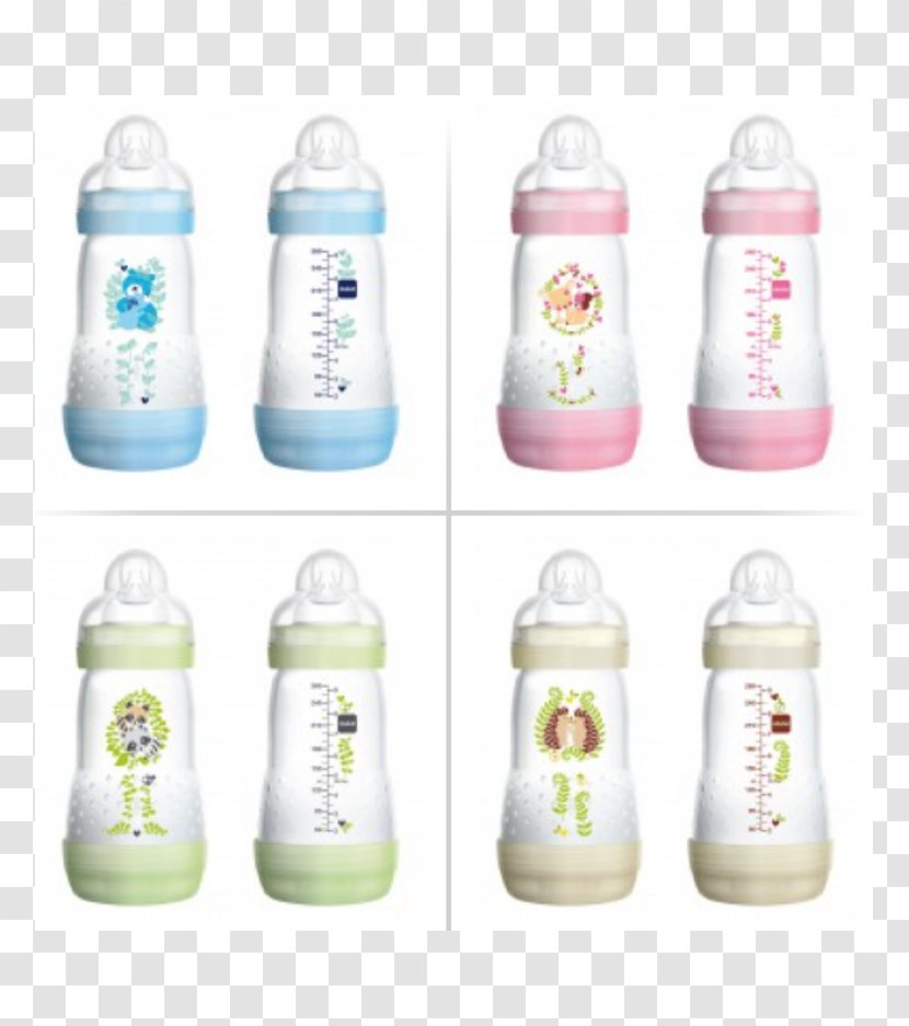 Baby Bottles Colic Infant Breastfeeding - Watercolor - Bottle Transparent PNG