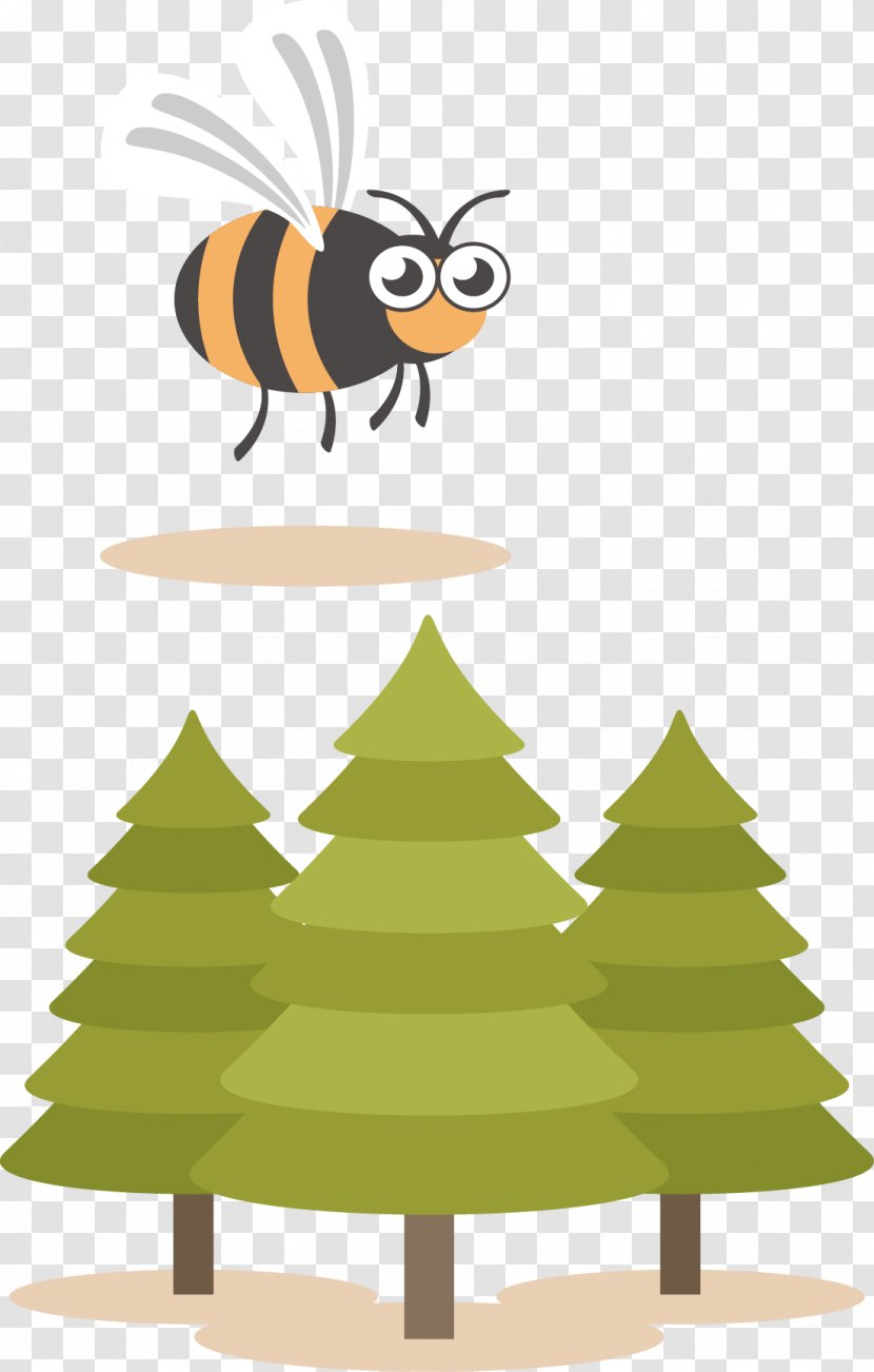 Bee Euclidean Vector Clip Art - Honey Transparent PNG