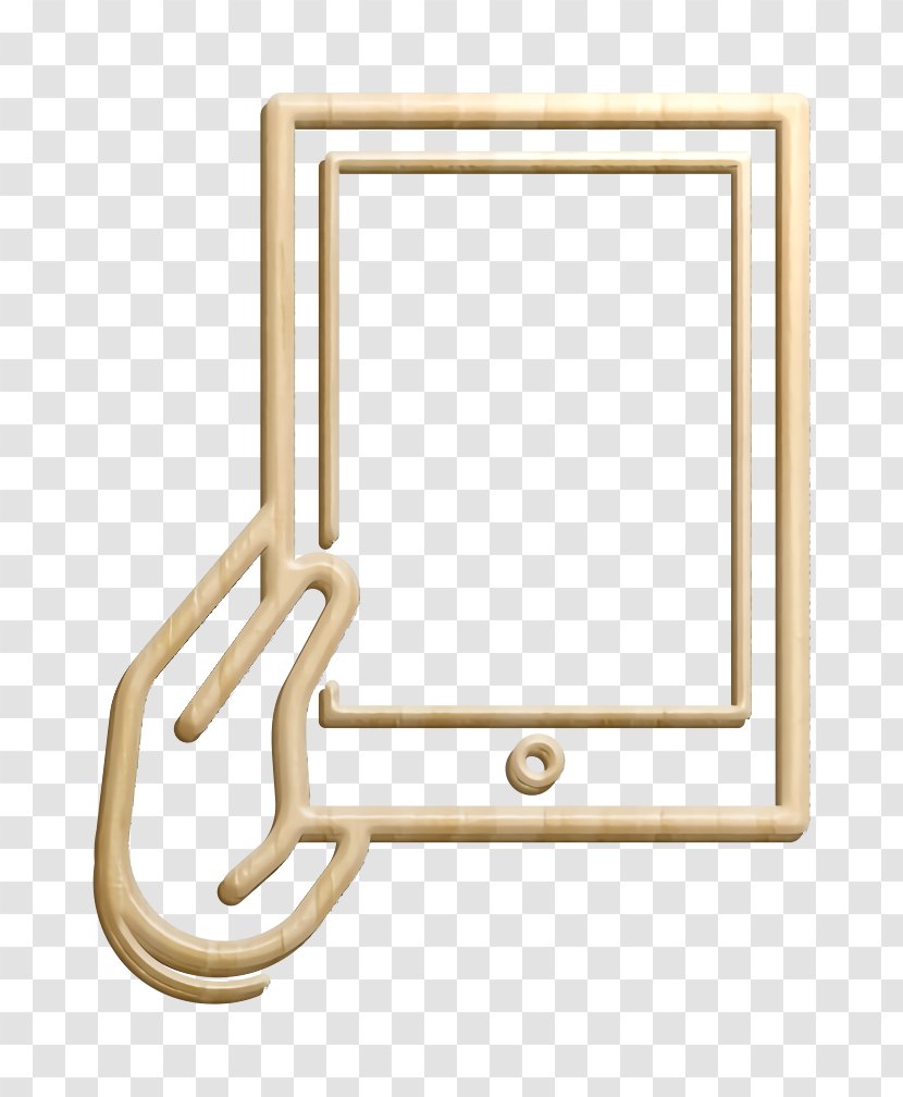 Technology Icon - Gadget - Metal Rectangle Transparent PNG