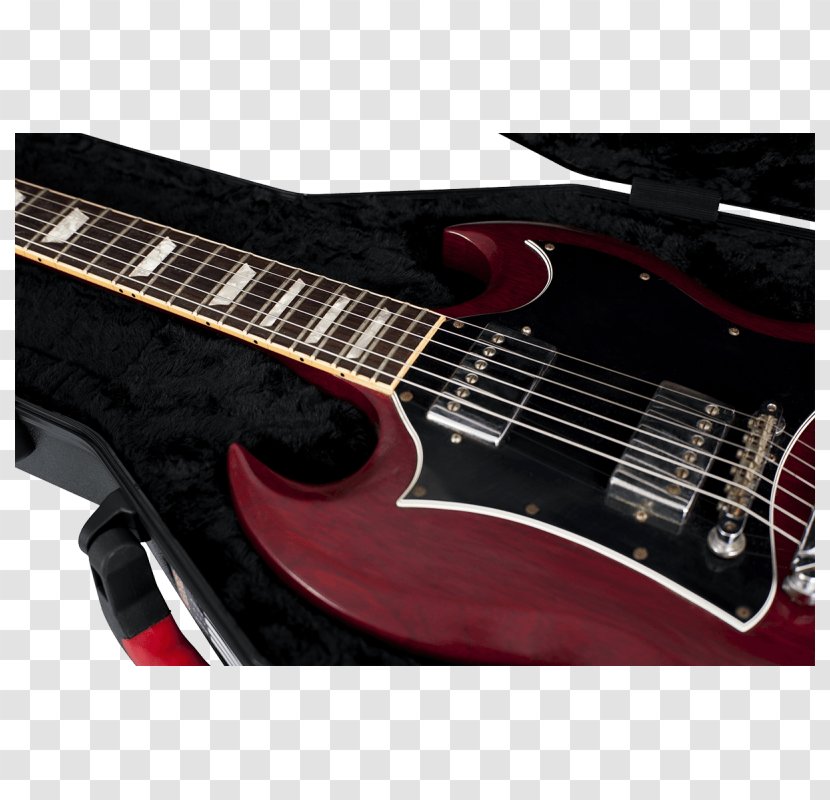 Bass Guitar Electric Gibson SG Acoustic - Heart Transparent PNG