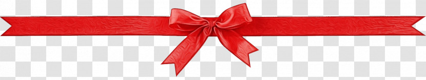 Ribbon Gift Red Line Mathematics Transparent PNG