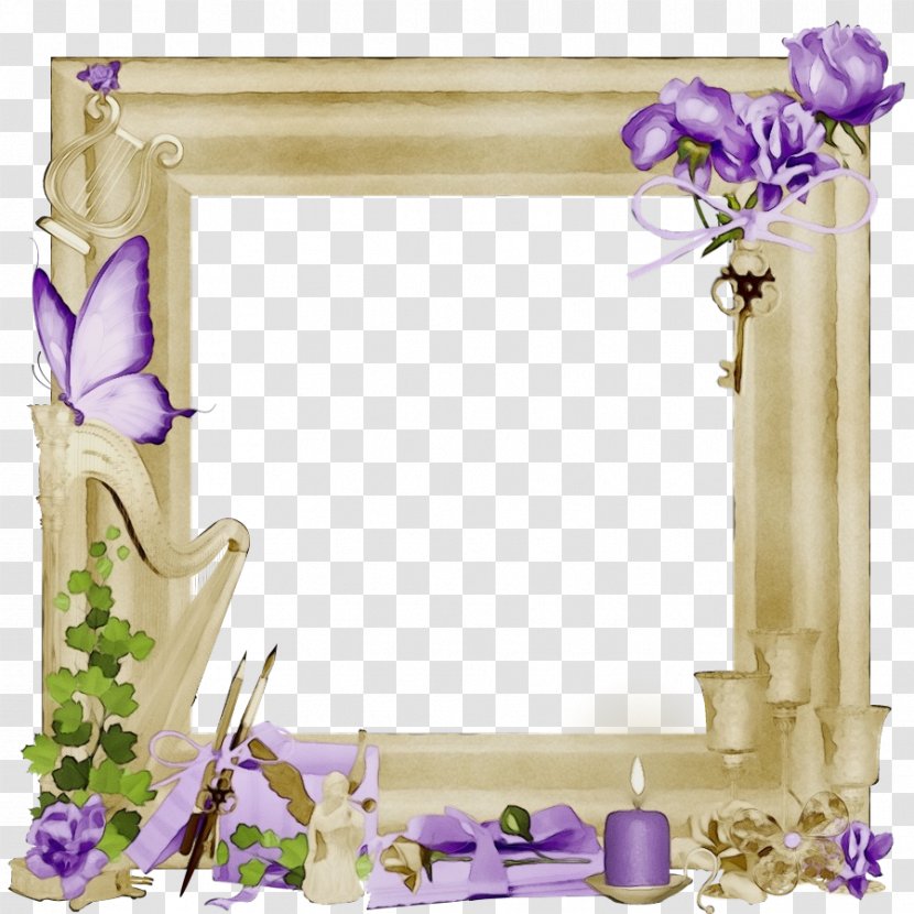 Floral Background Frame - Design - Plant Interior Transparent PNG