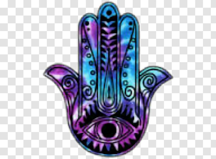 Sticker Hamsa Tie-dye Adhesive Transparent PNG