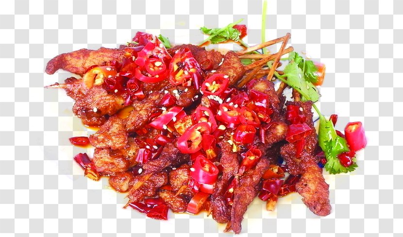 Barbecue Kebab Chuan Meat Malatang - Roasting - Chicken Ingredients Transparent PNG