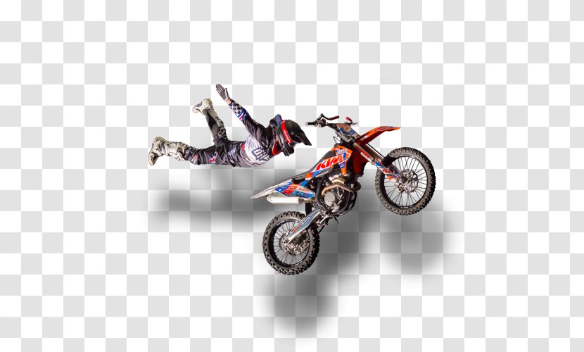 Freestyle Motocross Motorcycle Stunt Performer Supermoto - Vehicle Transparent PNG