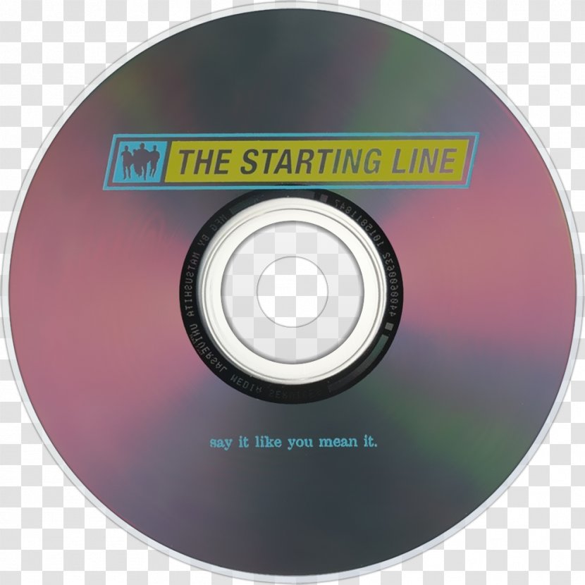 Compact Disc The Starting Line Say It Like You Mean Based On A True Story Album - Frame - Start Transparent PNG