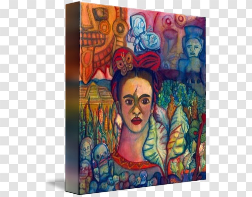 Mexico Frida Kahlo Modern Art Painting - FRIDA Transparent PNG