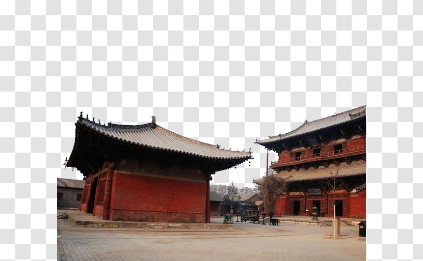 Xinglong County Temple Shinto Shrine Download - Building - Hebei Tripitaka House Compound Transparent PNG