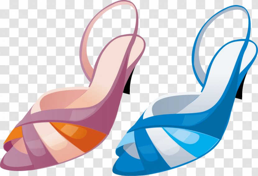 Shoe High-heeled Footwear Icon - High Heeled - Vector Creative Design Diagram Ms. Sandals Transparent PNG