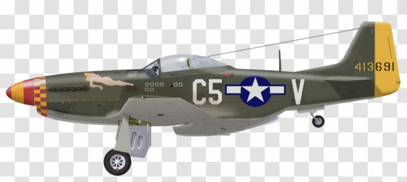 Junkers Ju 87 North American P-51 Mustang Supermarine Spitfire Seafire Airplane - Model Aircraft - P51 Transparent PNG