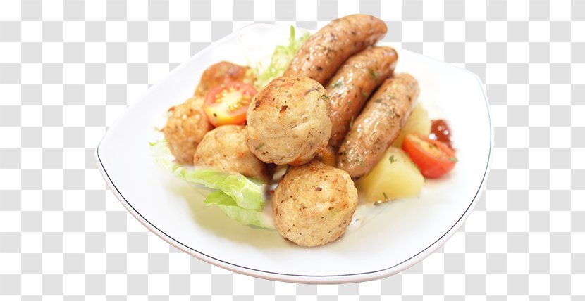 Potato Wedges Frikadeller Meatball Kofta Breakfast Sausage - Vegetarian Food - Taiwan Transparent PNG